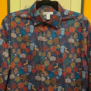 BAR III Men’s Slim Fit Organic Cotton Button Down Shirt